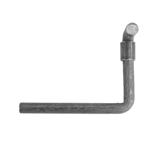 [GXLH-001003] Weld On Lock Handle 5/8" X 4" X 6" - Steel - Raw