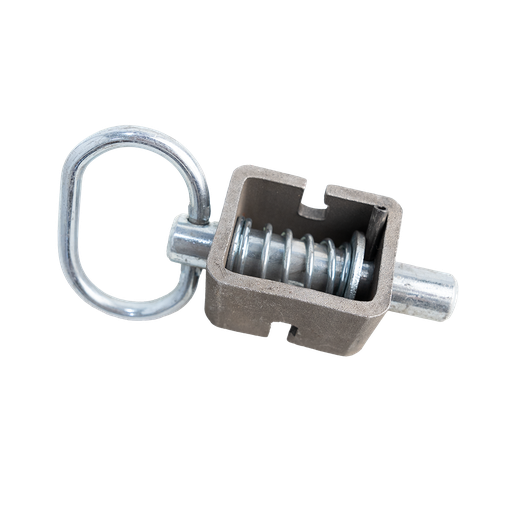 [GXLH-002003] Weld On Spring Loaded Latch Pin Assembly 9/16" X 3" - Steel - Raw