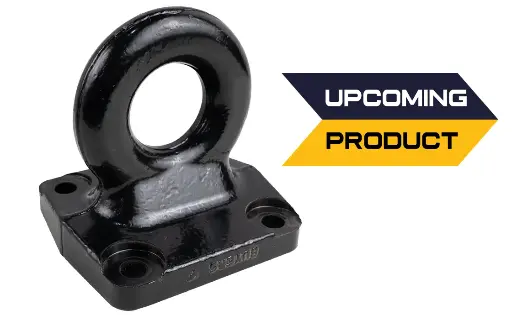 [GXHC-001002] Adjustable 4-Bolt Lunette Ring 42K - Forged Steel - Black 