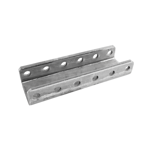 [GXHC-002002] 5/16" 6-Hole Adjustable Hitch Channel 21K - Steel - Raw
