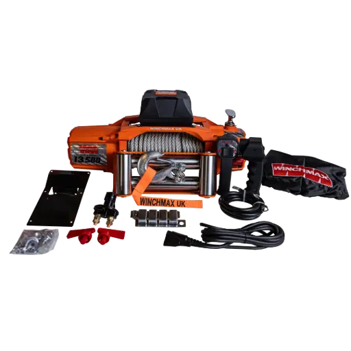 [GXEL-009001] Winchmax Winch Steel Cable 80' - 13,500 Lbs – 12V  - Orange