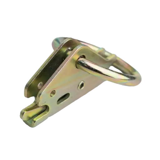 [GXCA-004002] E-Track Tie Down Fitting 2" O-Ring 1/4" Opening 4,000 Mbs - Zinc Plated