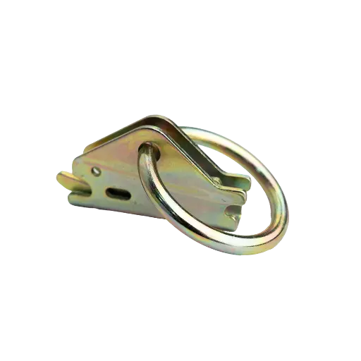 [GXCA-004001] E-TRACK TIE DOWN FITTING 2" O-RING 1,335 LBS WLL - ZINC PLATED