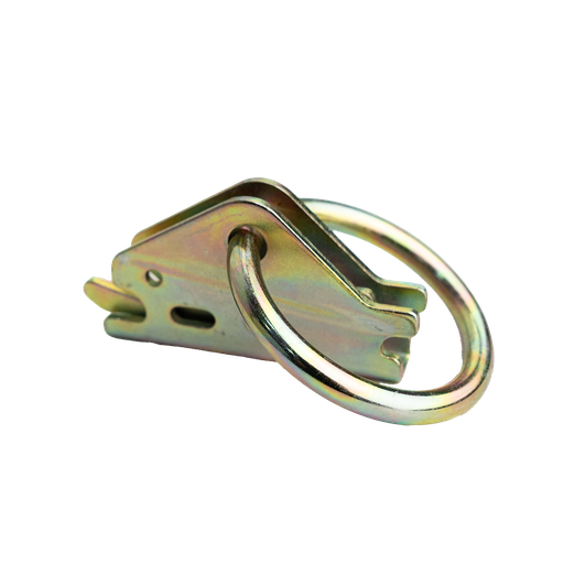 [GXCA-004002] ACCESORIO DE ANCLAJE E-TRACK 2" CON ARO, APERTURA DE 1/4", CAPACIDAD 4,000 LBS – ZINCADO