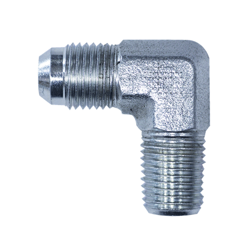 [GXHY-001003] ELBOW FITTING - 3/8" NPT & MALE JIC 3/8" - 90° - ZINC PLATED