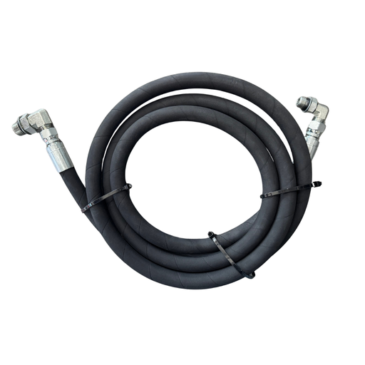 [M25-S8] 3/8" HOSE, 2.5 METERS LONG, WITH CONNECTORS AND ADAPTERS (2 SAE 6 ELBOWS AND 2 SAE 8 ELBOWS), 4,700 PSI